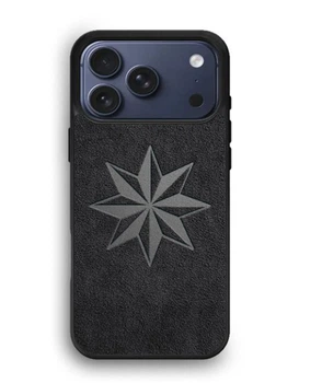 Чохол із преміальної Алькантари для iPhone 17 Pro Max Star черний