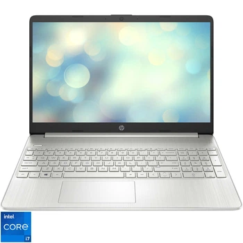 Ноутбук HP 15s- fq5009nq Intel® Core™ i7- 1255U pana la 4. 70 GHz, 15. 6'', Full HD, 16GB DDR4 RAM, 512GB SSD, Intel® Iris® Xe, DOS, серебристый