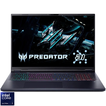 Игровой ноутбук Acer Predator Helios Neo 18 AI PHN18- 72- 79YB Intel® Core™ Ultra 7 255HX до 5, 2 ГГц, 18'' WQXGA, IPS, 240 Гц, 32 ГБ DDR5, 1 ТБ SSD, NVIDIA® GeForce RTX 5070 8 ГБ GDDR7, Abyssal Black