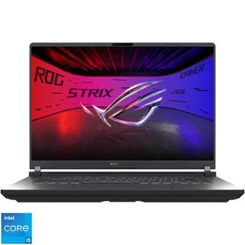 Ігровий ноутбук ASUS ROG Strix G16 G615JM Intel® Core™ i5- 13450HX до 4, 6 ГГц, 16 дюймів, Full HD+, WUXGA, IPS, 165 Гц, 16 ГБ DDR5, 1 ТБ SSD, NVIDIA® GeForce RTX™ 5060 8 ГБ GDDR7, Eclipse Сірий