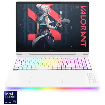 Игровой ноутбук HP Omen 16- ah0006nn Intel® Core™ Ultra 7- 255HX до 5, 2 ГГц, 16, 0, 2, 5 КБ, 32 ГБ DDR5, 1 ТБ SSD, NVIDIA® GeForce RTX™ 5080 16 ГБ GDDR7, Free DOS, Ceramic White