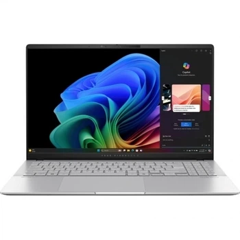 Ноутбук ASUS VivoBook 15 S, 15. 6 3K, Qualcomm Snapdragon X Elite X1E- 78- 100, 32 ГБ RAM LPDDR5x, 1 ТБ SSD, Qualcomm Adreno, Harman Kardon, Windows 11 Home, Cool Silver LPDDR5x