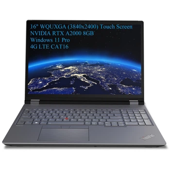 Ноутбук Lenovo ThinkPad P16 Gen 1 (Intel), 16 WQUXGA (3840x2400) OLED 400nits сенсорный Екран, Intel Core i7- 12850HX 14- core, 32 GB DDR5, 1TB SSD m2 PCIe, NVIDIA RTX A2000 8GB GDDR6, Windows 11 Pro, черный