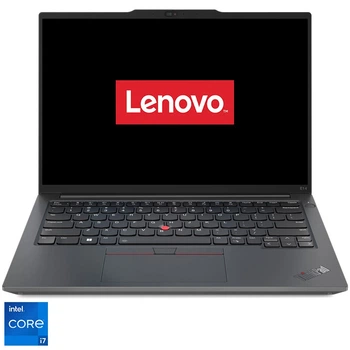 Ноутбук Lenovo ThinkPad E14 Gen 5 Intel® Core™ i7- 1355U до 5, 0 ГГц, 14 WUXGA, IPS, 8 ГБ спаяної DDR4- 3200 + 8 ГБ SO- DIMM DDR4- 3200, 512 ГБ SSD, Intel® Iris® Xe, графитово- черный