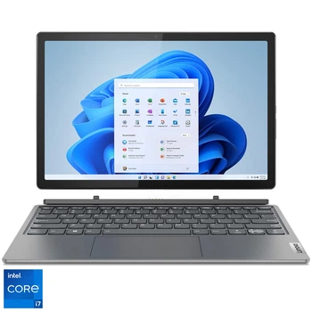 Ноутбук Lenovo IdeaPad Duet 5 12IRU8 Intel® Core™ i7- 1355U до 4, 6 ГГц, 12, 4 дюйма, 2, 5 КБ, сенсорным экраном, 16 ГБ, 512 ГБ SSD, графикой Intel® Iris® Xe, Windows 11 Home, Storm Grey
