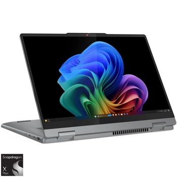 Ноутбук Lenovo IdeaPad 5 2- в- 1 14Q8X9 Snapdragon® X Plus X1P- 42- 100 до 3, 4 ГГц, 14 WUXGA, OLED, сенсорным экраном, 16 ГБ LPDDR5x, 1 ТБ SSD, графічним ом Qualcomm® Adreno™, Windows® 11 Home, Luna Grey