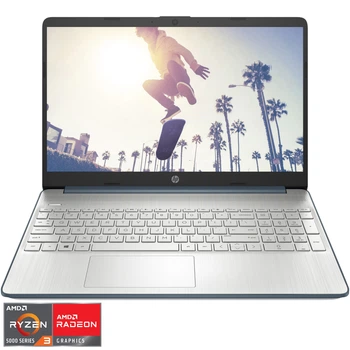 Ноутбук HP 15s- eq2028nq AMD Ryzen™ 3 5300U до 3, 80 ГГц, 15, 6, Full HD, IPS, 8 ГБ DDR4, 256 ГБ SSD, AMD Radeon™, Free DOS, синий