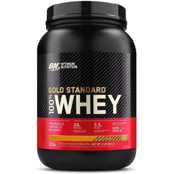 Протеїн Optimum Gold Standard 100% Whey, 909 г - Шоколадно-арахісова олія (579022)