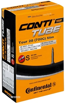 Велокамера Continental Tour 28" Slim 28-609 / 37-642 PR42mm (181991)