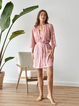 Халат жіночий BARWA garments 318 M Фрезовий (2110003182073)