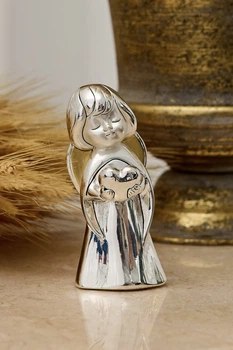 Серебряная статуэтка Ангел с сердцем (R 17888) 10 см
