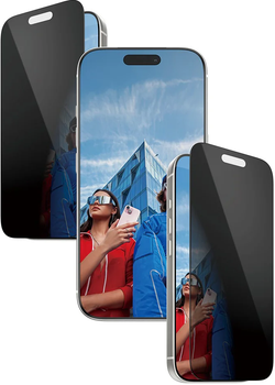Szkło hartowane Panzer Glass Privacy Screen Protector Ultra-Wide Fit do Apple iPhone 17/16 Pro (PG93414)