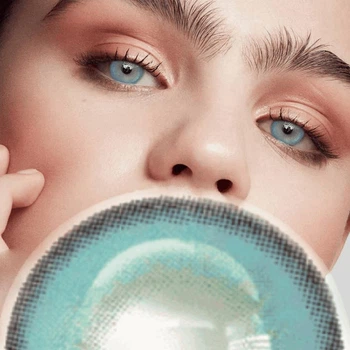 Сині контактні лінзи Айс софт блу 2 шт.ELITE Lens