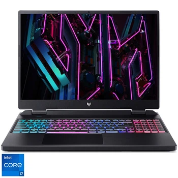 Ноутбук Ігровий Acer Predator Helios Neo 16 PHN16- 72- 71YK Intel® Core™ i7- 14700HX pana la 5. 5GHz, 16, WQXGA, IPS, 240Hz, 16 GB DDR5, 1TB SSD, NVIDIA® GeForce RTX™ 4070 8GB GDDR6, No OS, Abyssal чорний