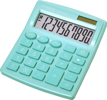 Калькулятор настольный Citizen 12-разрядный (SDC-812NRGNE - green)
