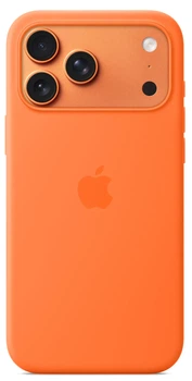 Чохол силіконовий OEM Silicone Case with MagSafe для Apple iPhone 17 Pro Max Orange