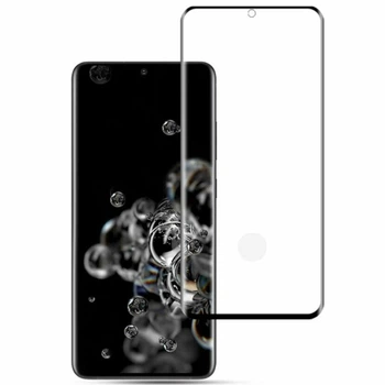 Защитное стекло для Samsung S21 Ultra 5D, черное