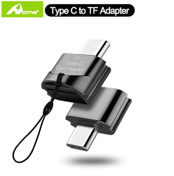 Кард-ридер Type-C to Micro SD TF OTG. Брелок картридер считыватель флеш-карт USB-C to MicroSD GT391B