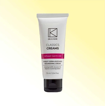 Питательный крем с маслом зародышей пшеницы и авокадо Dr.Kadir Wheat Germ Oil and Avocado Nourishing Cream 75 мл