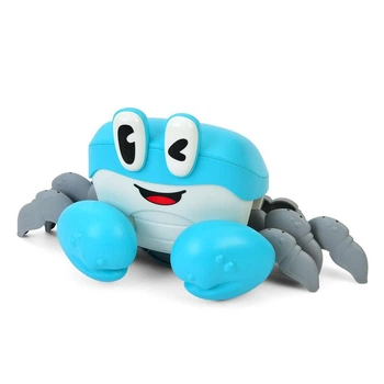 Музыкальная игрушка краб, ходит/танцует, 23см S-003A