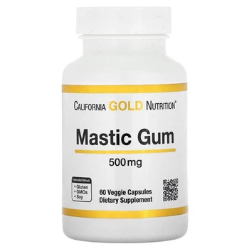 Мастиковая смола California Gold Nutrition 500 мг 60 капсул