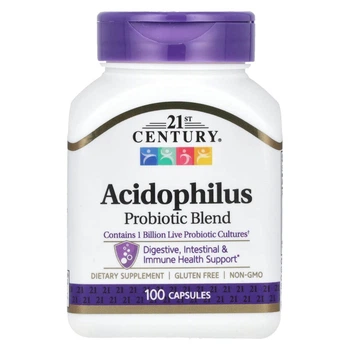 Смесь пробиотиков Acidophilus 21st Century 100 капсул