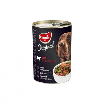 Консерви для собак Carnie Original Mono Protein Яловичина з овочами 400 г (4820255193489) (322591)