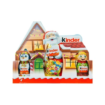 Набір Kinder новорічних шоколадних фігурок 3D 85 грам