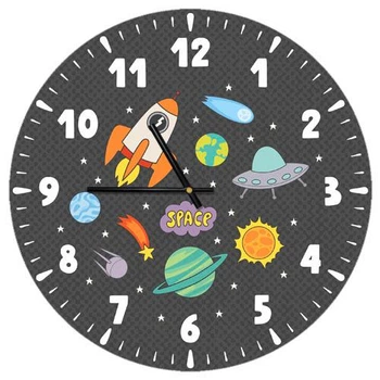 Годинник настінний круглий, 36 см Space