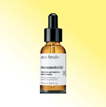 Антиоксидантна сироватка для обличчя з феруловою кислотою і вітаміном С Mesoestetic AOX Ferulic, 30 мл