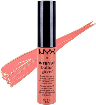 Кремовый блеск для губ NYX Cosmetics Intense Butter Gloss Berry Strudel IBLG02 фиолетовый 8 мл