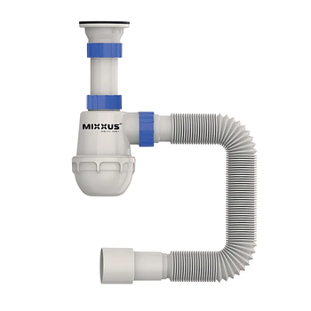 Сифон для кухни Mixxus SK-01-A 1 1/2"x40 с литым выпуском 40*40/50 (MI8190)