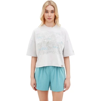 Женская футболка с принтом Turbat Steppe Flowers Wmn Glacier gray XXL (100072841)