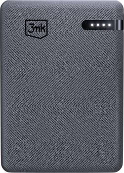 УМБ 3MK Pocket Powerbank 5000 mAh 12W Gray (5903108605410)