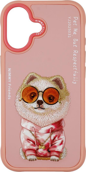 Панель Nimmy Glasses Cool Dog для iPhone 17 Pink (6971080313707)