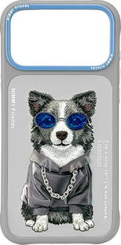 Панель Nimmy Glasses Cool Dog для iPhone 17 Pro Max Grey (6971080313691)