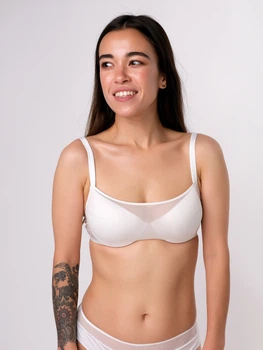 Бюстгальтер с косточками Oroblu Voile VLPT02546 70B Белый (8300122728717)