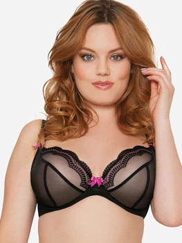Эротический бюстгальтер Curvy Kate Cabaret CK5111 60F Черный (5052574391324)
