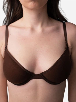 Бюстгальтер с косточками brabrabra Легкий комфорт Slz23601102 75D Коричневый (6907208038443)