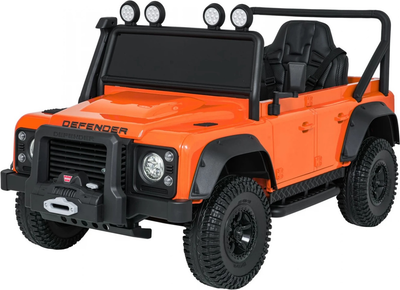 Електричний автомобіль для дітей Land Rover Defender 110 SVX Concept Помаранчевий (5903864984712)