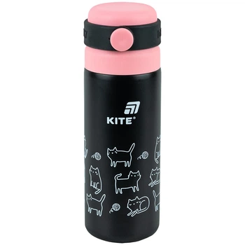 Термос Kite K25-1222-3, 500 мл, чорний