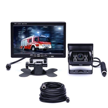 Монитор автомобильный с камерой заднего вида Podofo F0505 Black (18698)