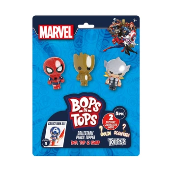 Набір фігурок-топерів Sambro Marvel – Марвел (5 шт) 4 см (5056219075358)