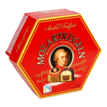Конфеты Maitre Truffout Mozartkugeln Моцарт с марципаном 300 г