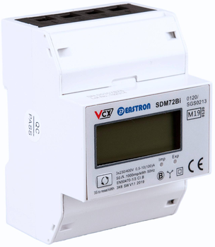 Лічильник електроенергії VCX 3-фазний 230 В 100 А (SDM 72 BI MID)