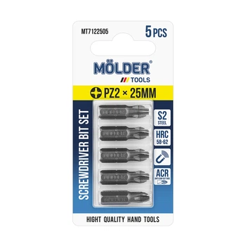 Набор бит Molder PZ2x25 мм 5 шт (MT7122505)