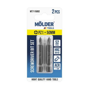 Набор бит Molder PZ1x50 мм 2 шт (MT7115002)