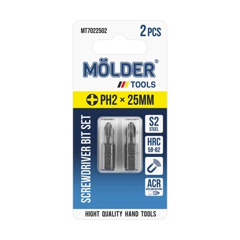 Набор бит Molder PH2x25 мм 2 шт (MT7022502)