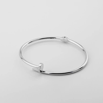 Срібний браслет Цвях 3501480 Діамант