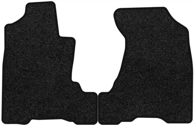 Ворсовые коврики EVAtech Premium в салон авто для Honda Element 2003-2011 1 поколение SUV EU черный кант (HA3775AG2VPB)